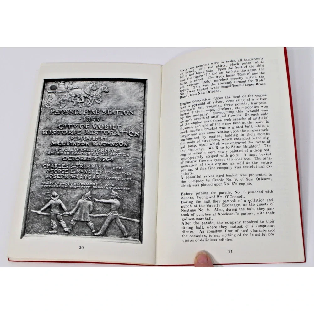Phoenix Volunteer Fire Company Of Mobile AL 1838-1888, Caldwell Delaney Booklet